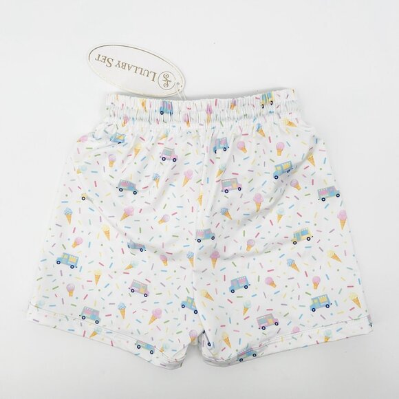 Lullaby Set Size 5 Stewart Swim Trunks Ice Cream Print - Picture 2 of 3